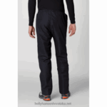 J0HV658 muške sedam j kišne hlače muškarci Helly-Hansen crno - Image 4