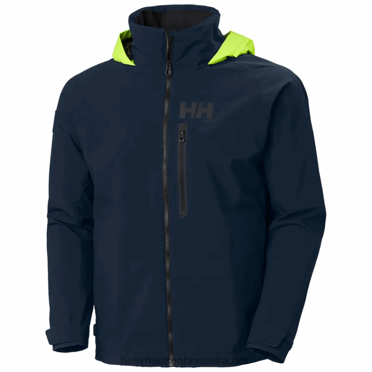 J0HV66 muška hp trkaća jedriličarska jakna s kapuljačom muškarci Helly-Hansen mornarica - Image 2
