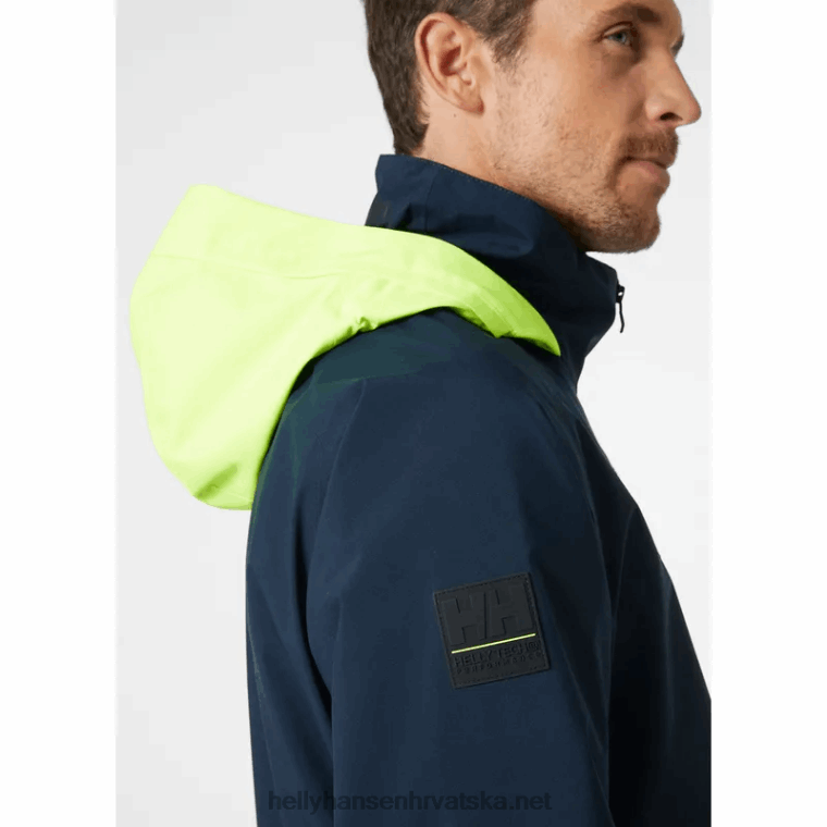 J0HV66 muška hp trkaća jedriličarska jakna s kapuljačom muškarci Helly-Hansen mornarica - Image 7