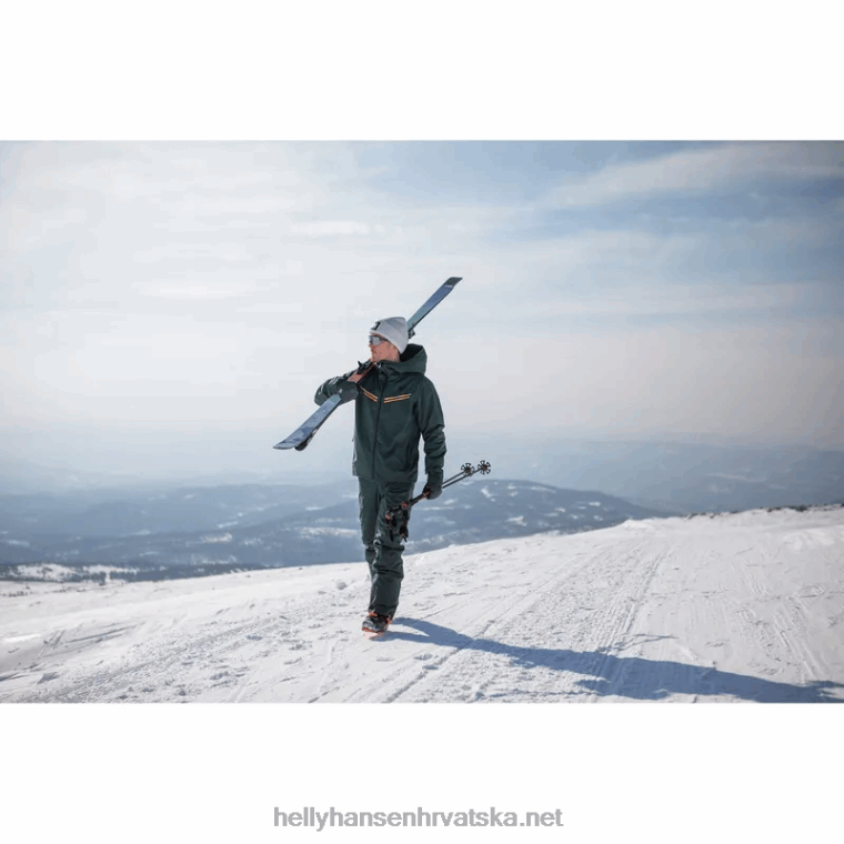 J0HV729 muške legendarne izolirane skijaške hlače muškarci Helly-Hansen duboki fjord - Image 4