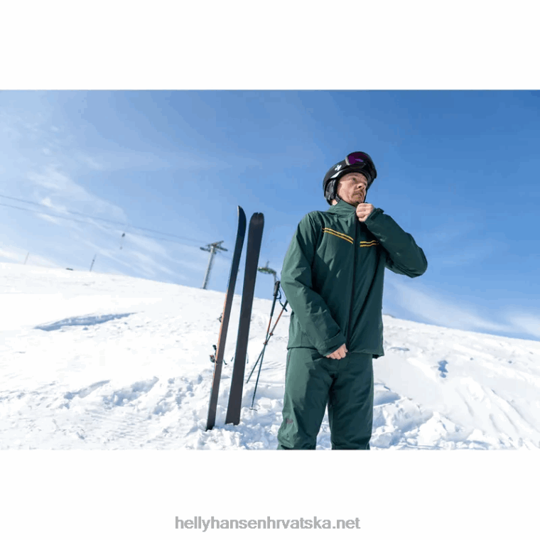 J0HV729 muške legendarne izolirane skijaške hlače muškarci Helly-Hansen duboki fjord - Image 5