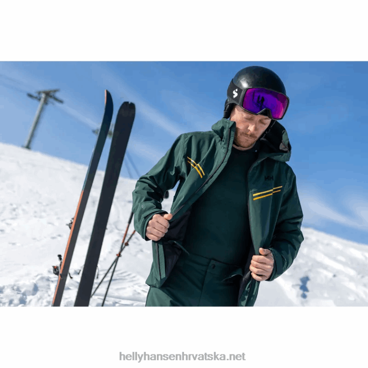J0HV729 muške legendarne izolirane skijaške hlače muškarci Helly-Hansen duboki fjord - Image 6
