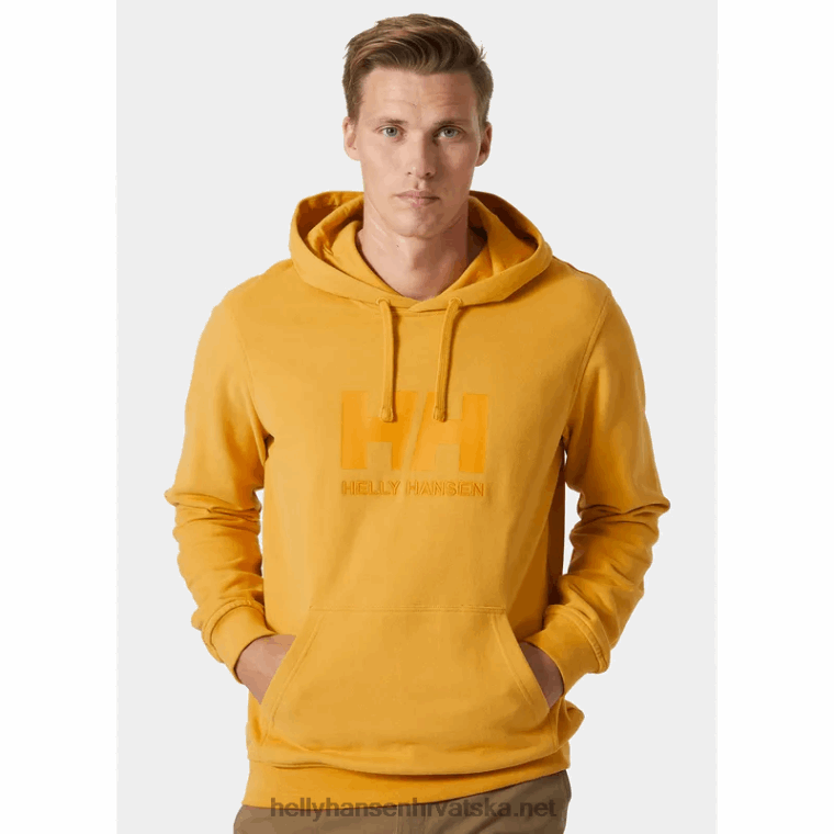 J0HV765 muška majica s kapuljačom s logom hh muškarci Helly-Hansen crno - Image 2