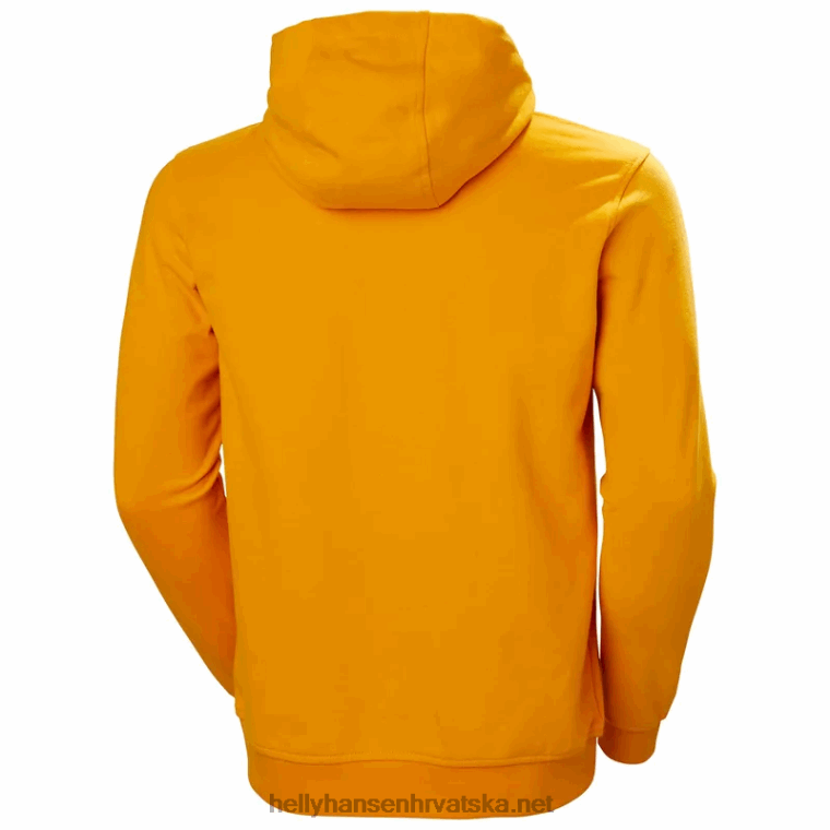 J0HV769 muška majica s kapuljačom s logom hh muškarci Helly-Hansen Crvena - Image 4