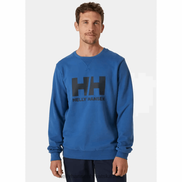 J0HV804 muška majica s logotipom hh crew muškarci Helly-Hansen ebanovina melan - Image 2
