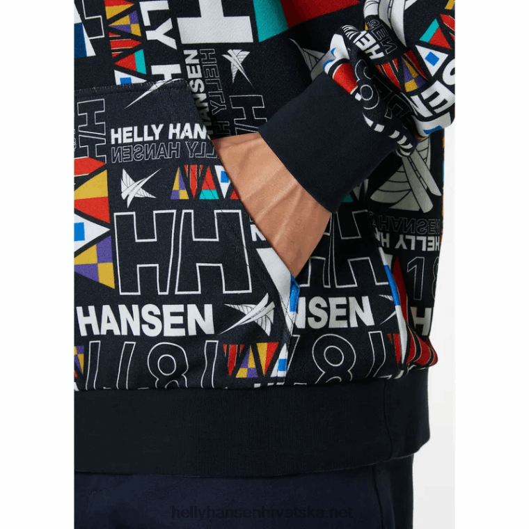 J0HV811 muška majica s kapuljačom Newport od organskog pamuka muškarci Helly-Hansen ocean burge - Image 6