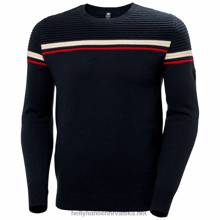 j0hv815_muski_carv_pleteni_dzemper_muskarci_helly_hansen_crno.png J0HV815 muški carv pleteni džemper muškarci Helly-Hansen crno - Image 1