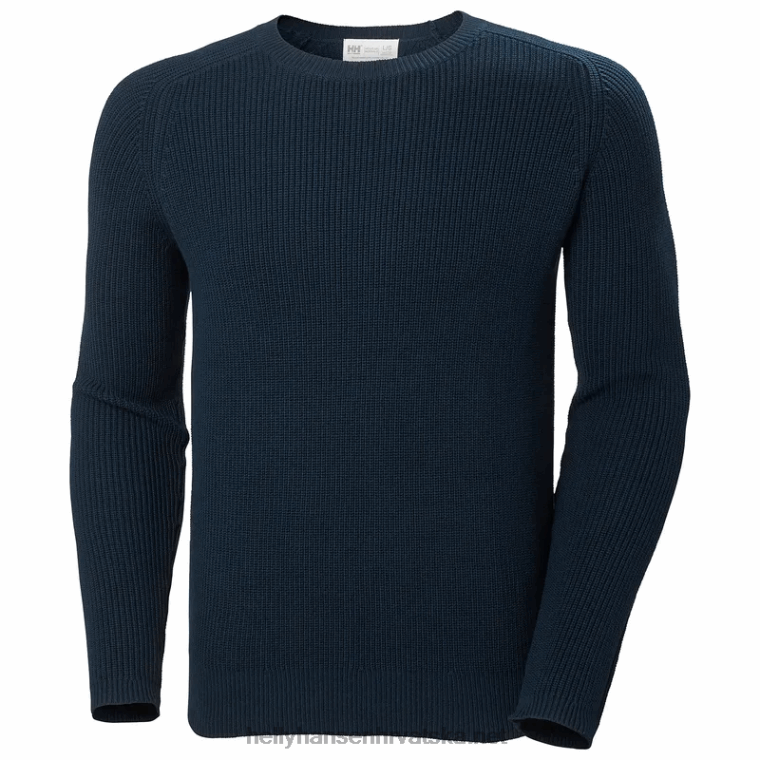 j0hv823_muski_dock_rebrasti_pulover_muskarci_helly_hansen_snijeg.png J0HV823 muški dock rebrasti pulover muškarci Helly-Hansen snijeg - Image 1