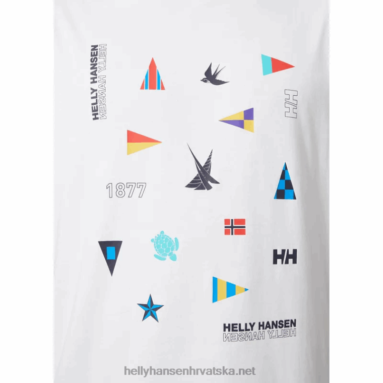 J0HV836 muška majica shoreline 2.0 muškarci Helly-Hansen bijela - Image 5