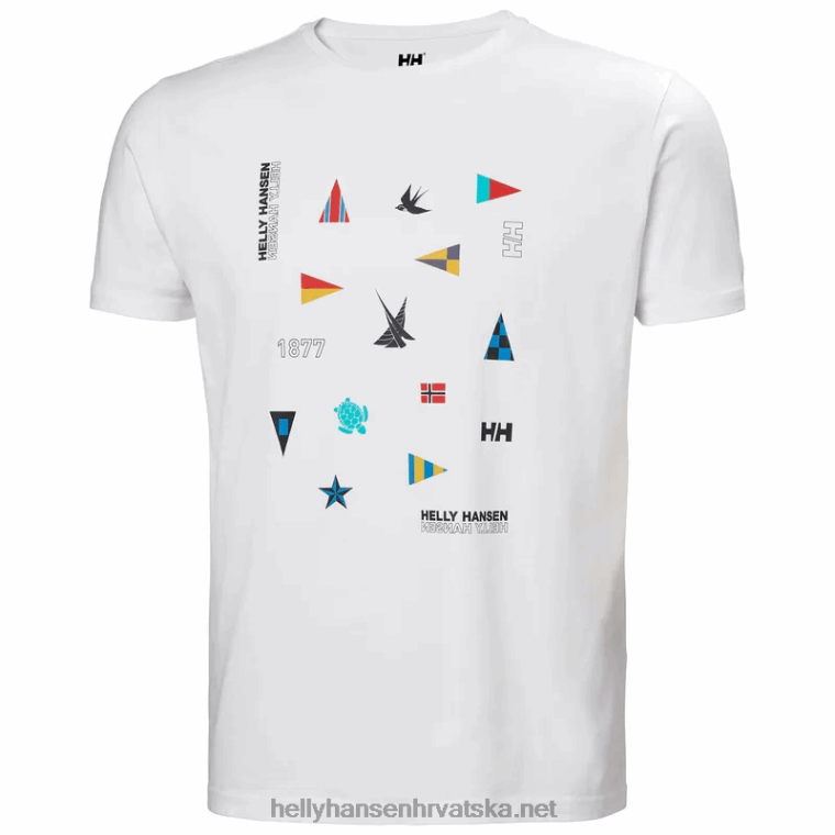 J0HV836 muška majica shoreline 2.0 muškarci Helly-Hansen bijela - Image 1