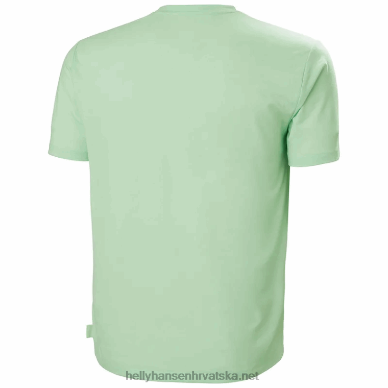 J0HV842 muška skog reciklirana grafička majica muškarci Helly-Hansen željezni oksid - Image 4
