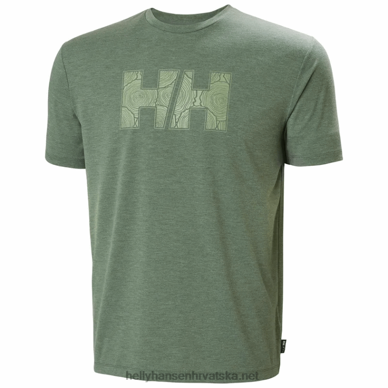 j0hv844_muska_skog_reciklirana_graficka_majica_muskarci_helly_hansen_snijeg.png J0HV844 muška skog reciklirana grafička majica muškarci Helly-Hansen snijeg - Image 1