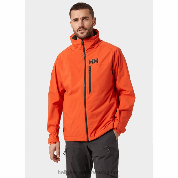 J0HV84 muška jakna za jedrenje hp lifaloft racing muškarci Helly-Hansen patrolni oran - Image 2