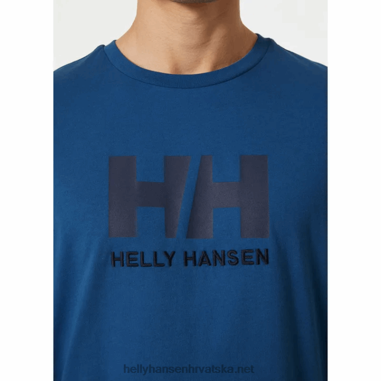 J0HV857 muška majica s logotipom hh muškarci Helly-Hansen močvarna jagoda - Image 5
