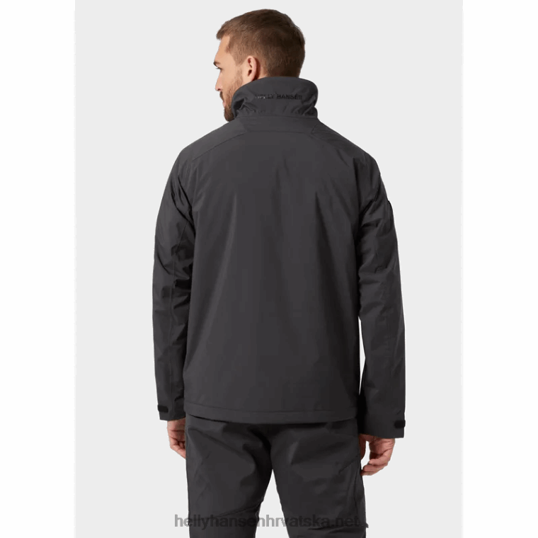 J0HV85 muška jakna za jedrenje hp lifaloft racing muškarci Helly-Hansen ebanovina - Image 3