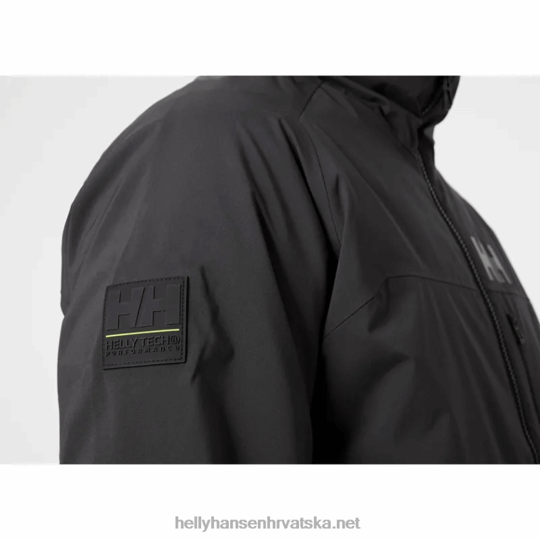 J0HV85 muška jakna za jedrenje hp lifaloft racing muškarci Helly-Hansen ebanovina - Image 6