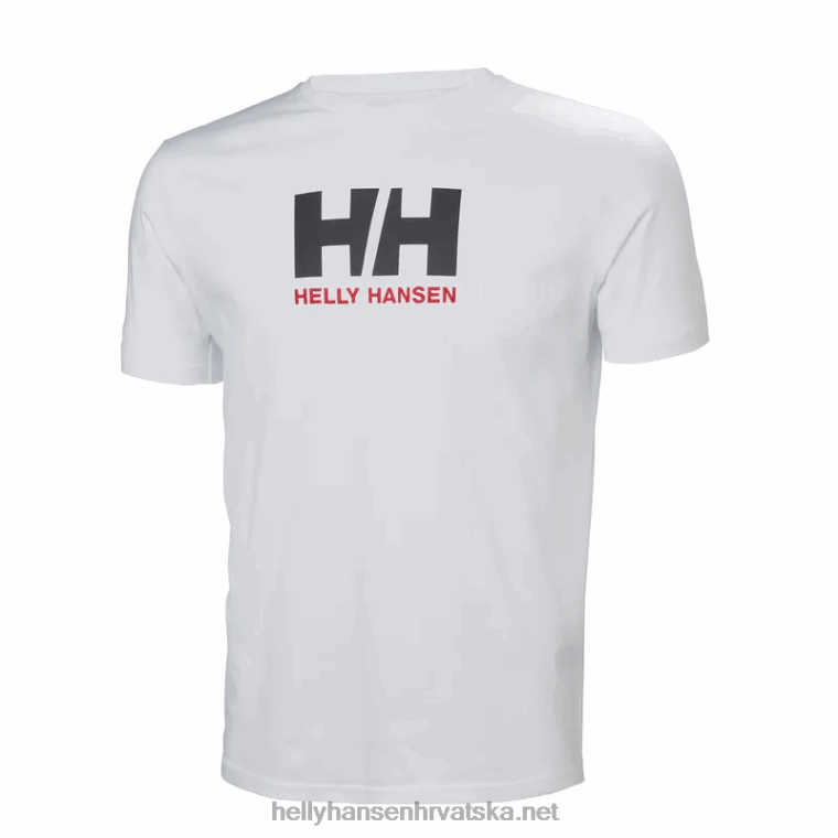 J0HV862 muška majica s logotipom hh muškarci Helly-Hansen bijela - Image 1