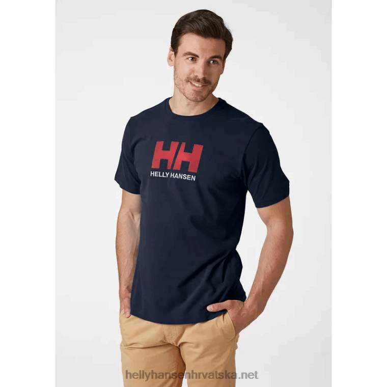 J0HV863 muška majica s logotipom hh muškarci Helly-Hansen bijela - Image 2