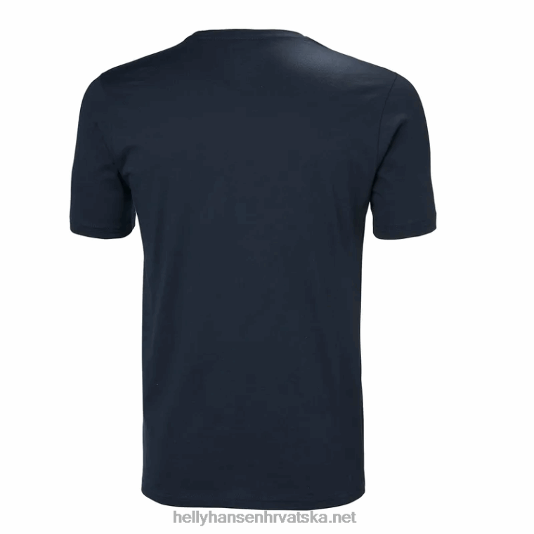 J0HV863 muška majica s logotipom hh muškarci Helly-Hansen bijela - Image 4