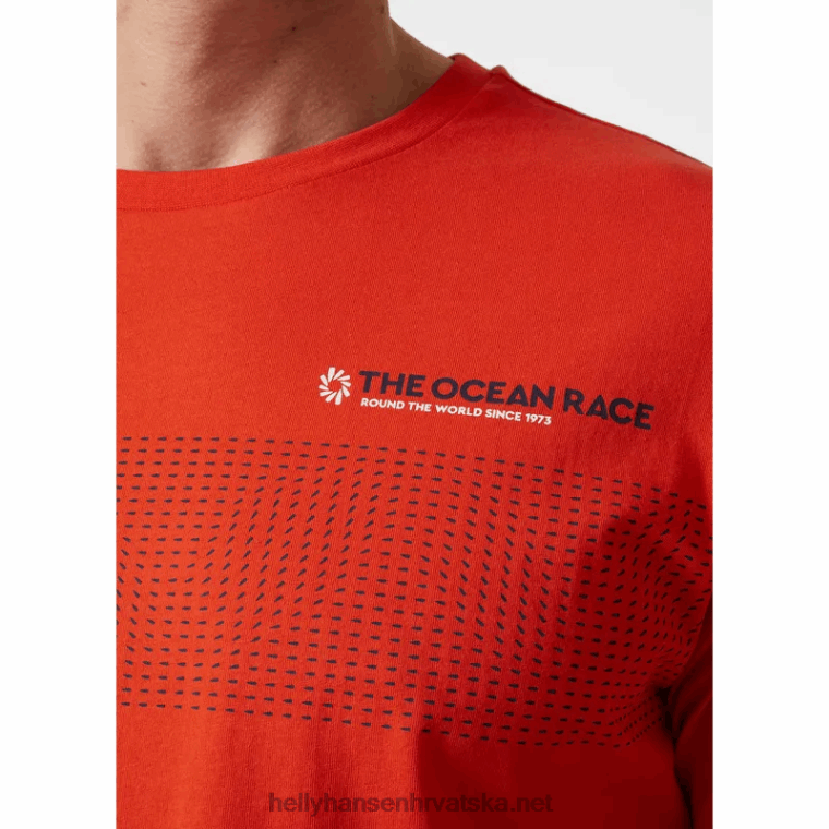 J0HV875 muška majica the ocean race muškarci Helly-Hansen mornarica v - Image 5