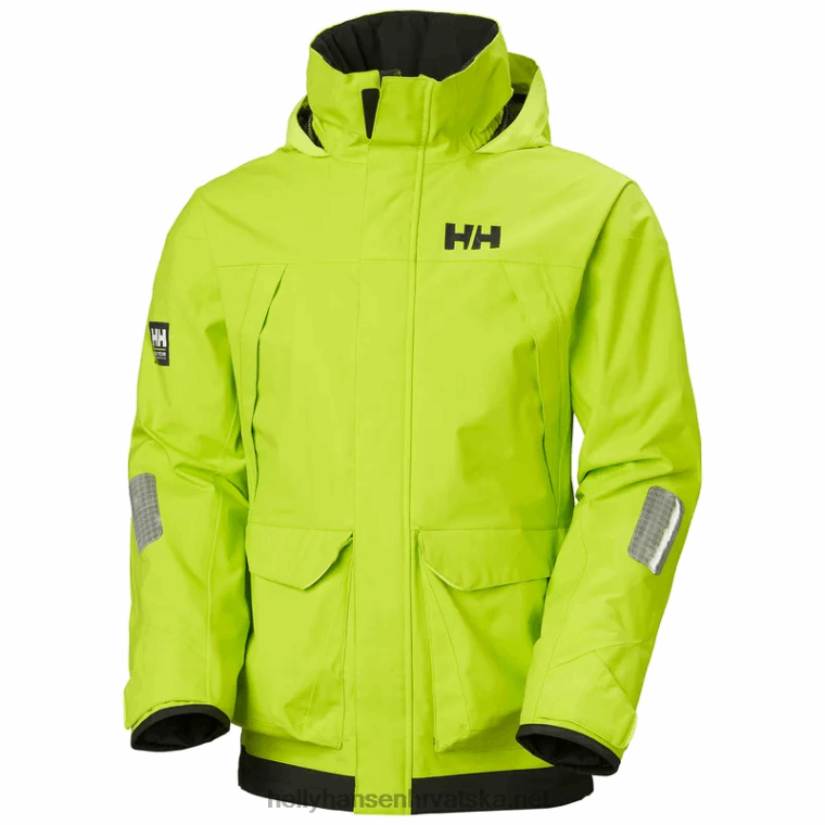 J0HV87 muška jakna za obalno jedrenje Pier 3.0 muškarci Helly-Hansen azidno vapno - Image 1