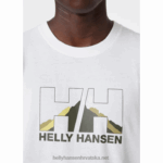 J0HV885 muška nord grafička majica muškarci Helly-Hansen sivi melang - Image 5