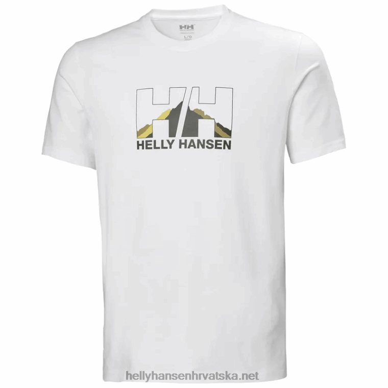 J0HV885 muška nord grafička majica muškarci Helly-Hansen sivi melang - Image 1