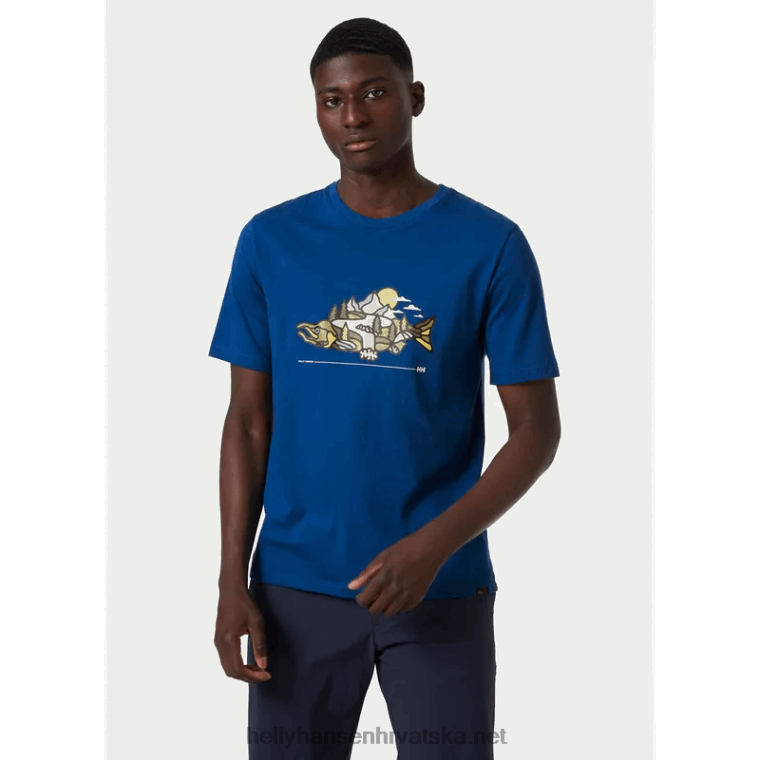 J0HV889 muška f2f majica od organskog pamuka muškarci Helly-Hansen prah gree - Image 2