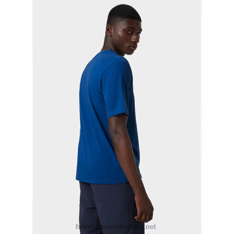J0HV889 muška f2f majica od organskog pamuka muškarci Helly-Hansen prah gree - Image 3
