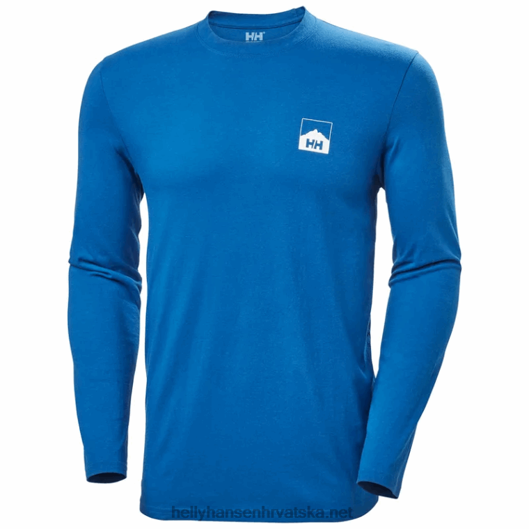 j0hv910_muska_nord_graficka_majica_dugih_rukava_muskarci_helly_hansen_mornarica.png J0HV910 muška nord grafička majica dugih rukava muškarci Helly-Hansen mornarica - Image 1
