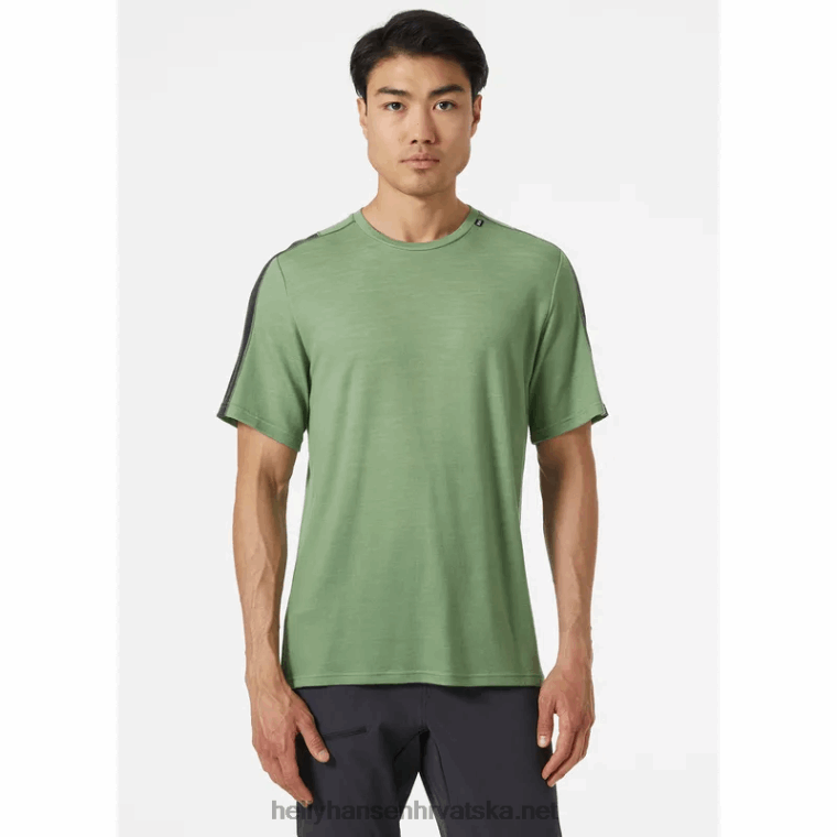 J0HV921 muška lifa merino lagana majica muškarci Helly-Hansen sivi melang - Image 2