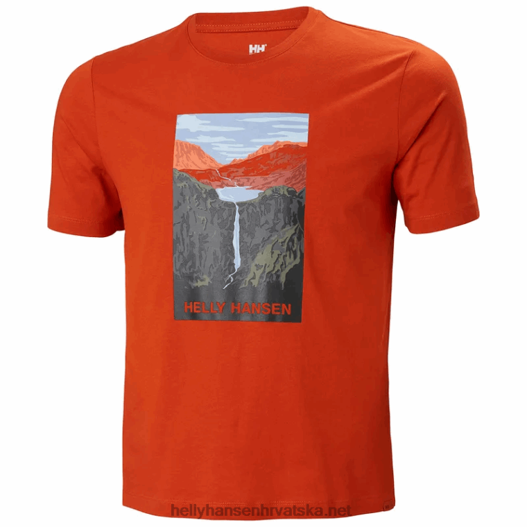 J0HV922 f2f majica od organskog pamuka 2.0 muškarci Helly-Hansen žad - Image 1
