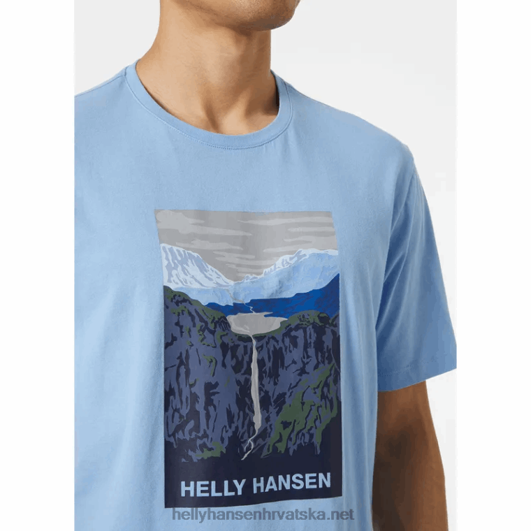 J0HV924 f2f majica od organskog pamuka 2.0 muškarci Helly-Hansen medovina - Image 5
