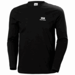 J0HV936 muška yu20 majica dugih rukava muškarci Helly-Hansen crno