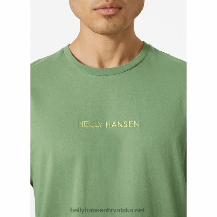 J0HV949 muška majica s osnovnim grafičkim motivima muškarci Helly-Hansen crno - Image 5