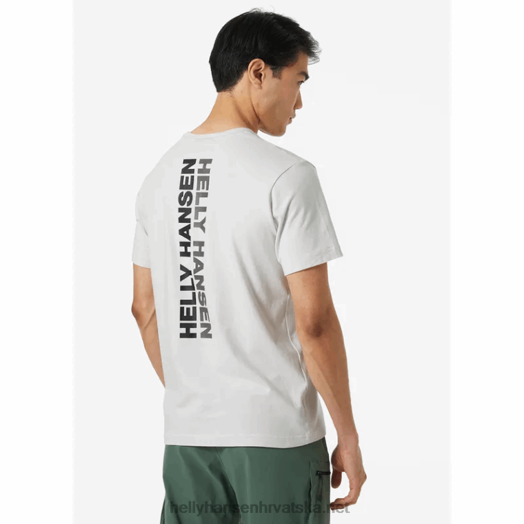 J0HV951 muška majica s osnovnim grafičkim motivima muškarci Helly-Hansen lilatech - Image 3