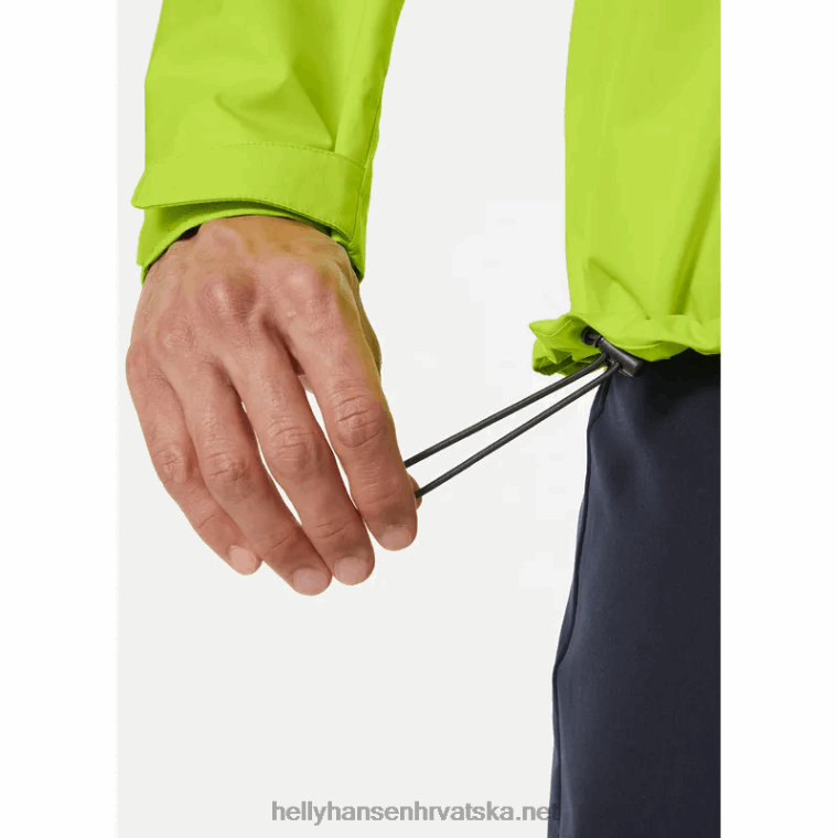 J0HV9 muška jedriličarska jakna s kapuljačom za posadu muškarci Helly-Hansen azidno vapno - Image 6