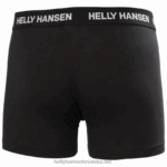 J0HV1026 uniseks 2 pakiranja pamučnih bokserica muškarci Helly-Hansen azurit šunka - Image 2