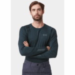 J0HV1043 lifa aktivni osnovni sloj posade muškarci Helly-Hansen crno - Image 2