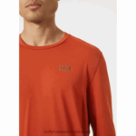 J0HV1064 muški hh lifa aktivni solen dugih rukava osnovni sloj muškarci Helly-Hansen crno - Image 5