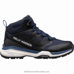 J0HV1126 muške planinarske cipele traverse muškarci Helly-Hansen crno/crveno - Image 3