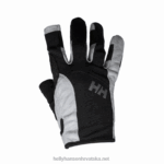 J0HV1297 unisex duge rukavice za jedrenje muškarci Helly-Hansen crno