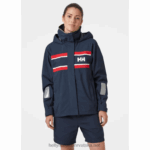 J0HV1317 ženska Salholm jakna za jedrenje žene Helly-Hansen bijela - Image 3