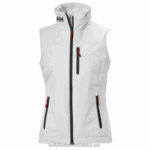 J0HV1344 ženski prsluk za jedrenje posade žene Helly-Hansen siva magla