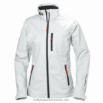 J0HV1364 ženska jakna za jedrenje za posadu žene Helly-Hansen siva magla