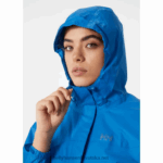 J0HV1408 ženska jakna od školjki u stilu loke žene Helly-Hansen azurit - Image 5