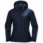 J0HV1524 ženska kišna jakna sedam j žene Helly-Hansen crno