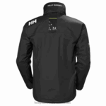J0HV15 muška jedriličarska jakna s kapuljačom za posadu muškarci Helly-Hansen crno - Image 4