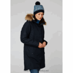 J0HV1632 ženska Mayen vodootporna parka žene Helly-Hansen crno - Image 2