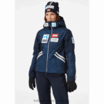 J0HV1633 ženska motionista infinity skijaška jakna žene Helly-Hansen mornarica - Image 2